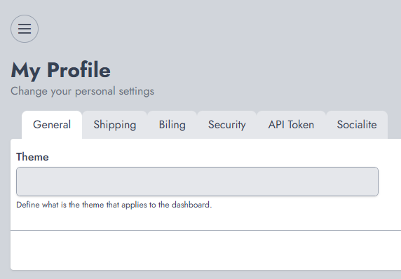 Example of profile