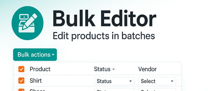 Bulk Editor For NexoPOS