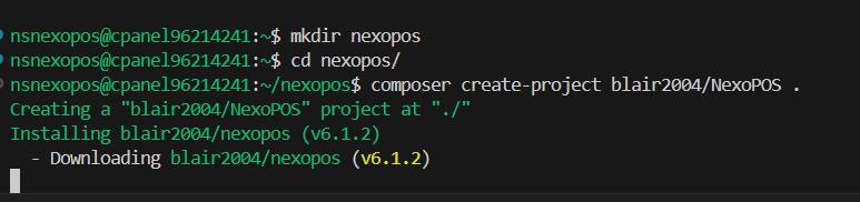 nexopos-installation