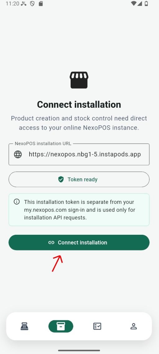 Connect after the token is ready.