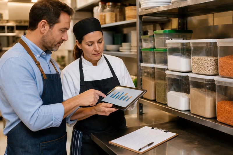 Recipe expectations become more useful when managers regularly compare them with physical stock.