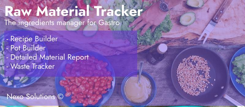 Raw Material Tracker